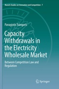 Cover: Capacity Withdrawals in the Electricity Wholesale Market - Springer