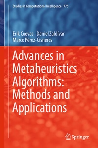 Enlarge image Cover: Advances in Metaheuristics Algorithms: Methods and Applications - Springer