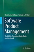 Cover: Software Product Management - Springer