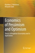 Cover: Economics of Pessimism and Optimism - Springer