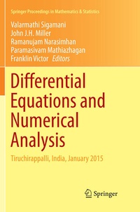 Enlarge image Cover: Differential Equations and Numerical Analysis - Springer