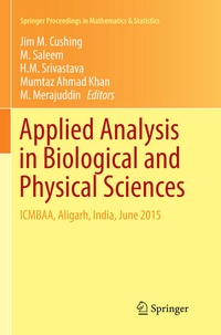 Enlarge image Cover: Applied Analysis in Biological and Physical Sciences - Springer