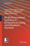 Cover: 8th RILEM International Conference on Mechanisms of Cracking and Debonding in Pavements - Springer