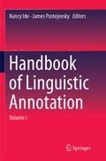 Cover: Handbook of Linguistic Annotation - Springer