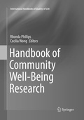 Cover: Handbook of Community Well-Being Research - Springer