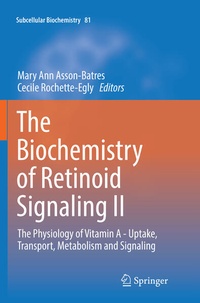 Enlarge image Cover: The Biochemistry of Retinoid Signaling II - Springer