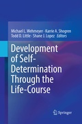 Cover: Development of Self-Determination Through the Life-Course - Springer