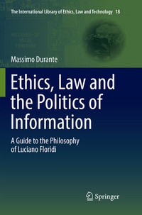 Abbildung von: Ethics, Law and the Politics of Information - Springer
