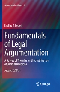 Enlarge image Cover: Fundamentals of Legal Argumentation - Springer