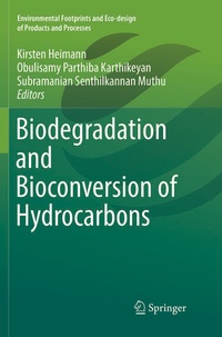 Enlarge image Cover: Biodegradation and Bioconversion of Hydrocarbons - Springer