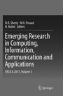 Cover: Emerging Research in Computing, Information, Communication and Applications - Springer
