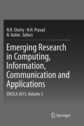 Cover: Emerging Research in Computing, Information, Communication and Applications - Springer