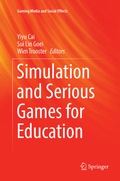 Cover: Simulation and Serious Games for Education - Springer