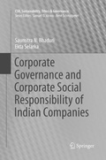 Cover: Corporate Governance and Corporate Social Responsibility of Indian Companies - Springer