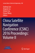 Cover: China Satellite Navigation Conference (CSNC) 2016 Proceedings: Volume II - Springer