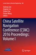 Cover: China Satellite Navigation Conference (CSNC) 2016 Proceedings: Volume I - Springer