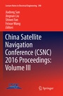 Cover: China Satellite Navigation Conference (CSNC) 2016 Proceedings: Volume III - Springer
