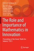 Cover: The Role and Importance of Mathematics in Innovation - Springer