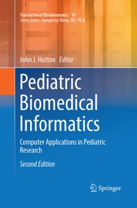Enlarge image Cover: Pediatric Biomedical Informatics - Springer