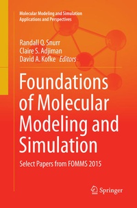 Enlarge image Cover: Foundations of Molecular Modeling and Simulation - Springer