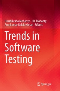 Enlarge image Cover: Trends in Software Testing - Springer