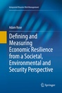 Cover: Defining and Measuring Economic Resilience from a Societal, Environmental and Security Perspective - Springer