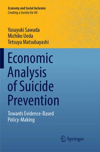 Enlarge image Cover: Economic Analysis of Suicide Prevention - Springer