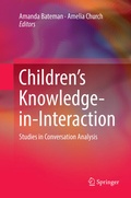 Cover: Children's Knowledge-in-Interaction - Springer