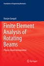 Cover: Finite Element Analysis of Rotating Beams - Springer