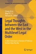 Cover: Legal Thoughts between the East and the West in the Multilevel Legal Order - Springer