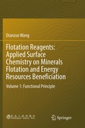 Cover: Flotation Reagents: Applied Surface Chemistry on Minerals Flotation and Energy Resources Beneficiation - Springer