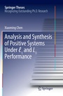 Cover: Analysis and Synthesis of Positive Systems Under l1 and L1 Performance - Springer