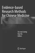 Cover: Evidence-based Research Methods for Chinese Medicine - Springer