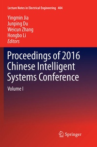 Enlarge image Cover: Proceedings of 2016 Chinese Intelligent Systems Conference - Springer