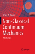 Cover: Non-Classical Continuum Mechanics - Springer