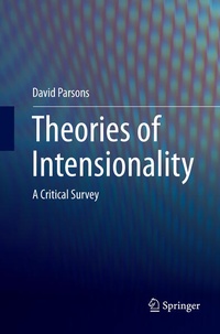 Enlarge image Cover: Theories of Intensionality - Springer
