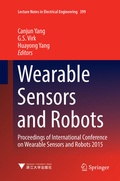 Cover: Wearable Sensors and Robots - Springer