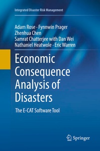 Enlarge image Cover: Economic Consequence Analysis of Disasters - Springer