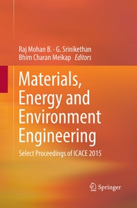 Abbildung von: Materials, Energy and Environment Engineering - Springer