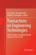 Cover: Transactions on Engineering Technologies - Springer