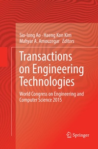 Enlarge image Cover: Transactions on Engineering Technologies - Springer