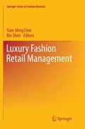 Cover: Luxury Fashion Retail Management - Springer