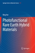 Cover: Photofunctional Rare Earth Hybrid Materials - Springer