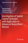 Cover: Investigation of Spatial Control Strategies with Application to Advanced Heavy Water Reactor - Springer