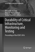 Cover: Durability of Critical Infrastructure, Monitoring and Testing - Springer