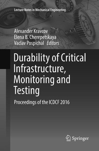Enlarge image Cover: Durability of Critical Infrastructure, Monitoring and Testing - Springer