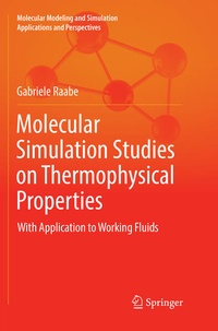 Enlarge image Cover: Molecular Simulation Studies on Thermophysical Properties - Springer