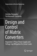 Cover: Design and Control of Matrix Converters - Springer