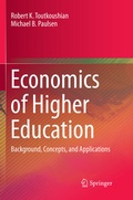 Cover: Economics of Higher Education - Springer