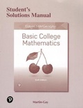Cover: Student Solutions Manual for Basic College Mathematics - Pearson